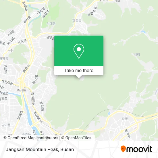Jangsan Mountain Peak map