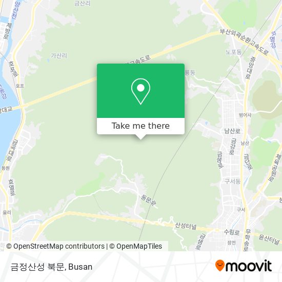 금정산성 북문 map
