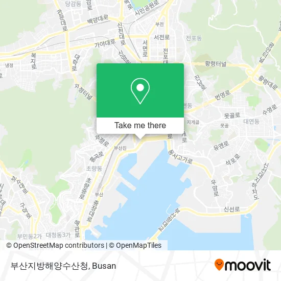 부산지방해양수산청 map