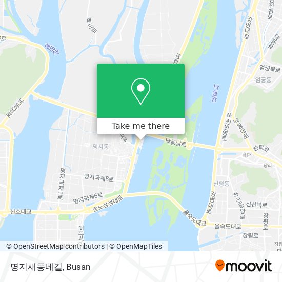 명지새동네길 map