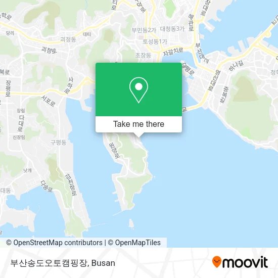 부산송도오토캠핑장 map