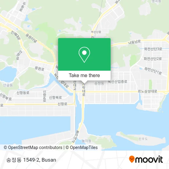 송정동 1549-2 map