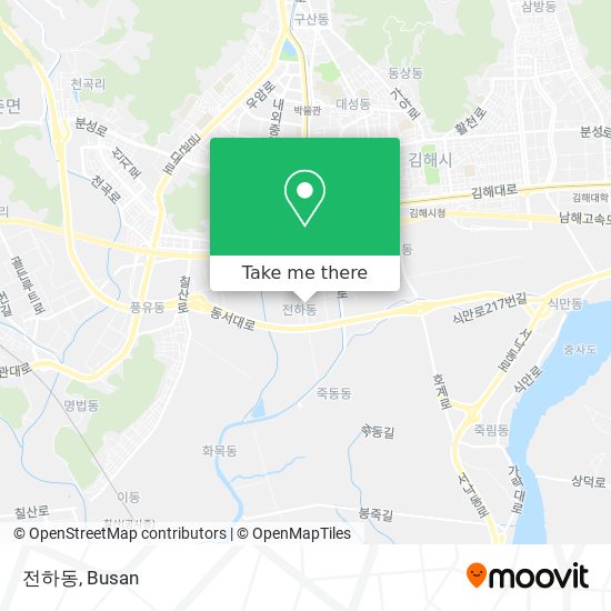 전하동 map