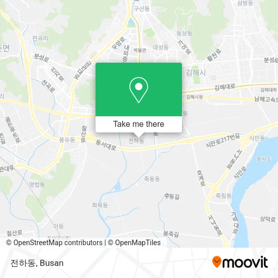 전하동 map