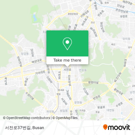 서전로37번길 map