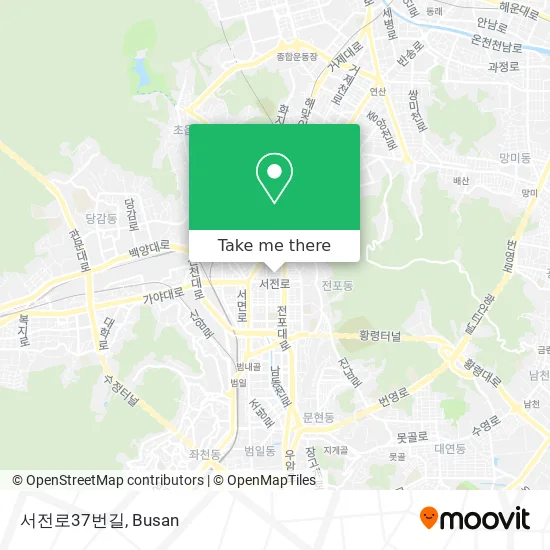서전로37번길 map