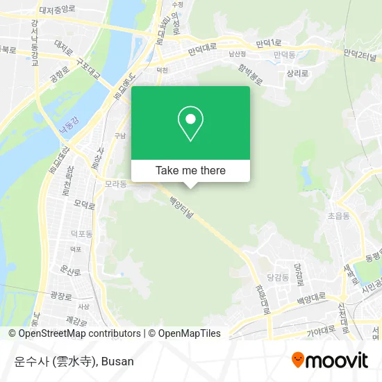 운수사 (雲水寺) map