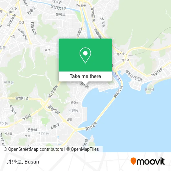 광안로 map