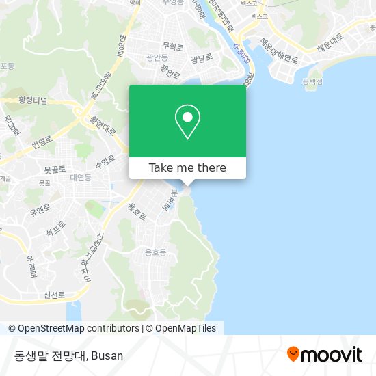 동생말 전망대 map