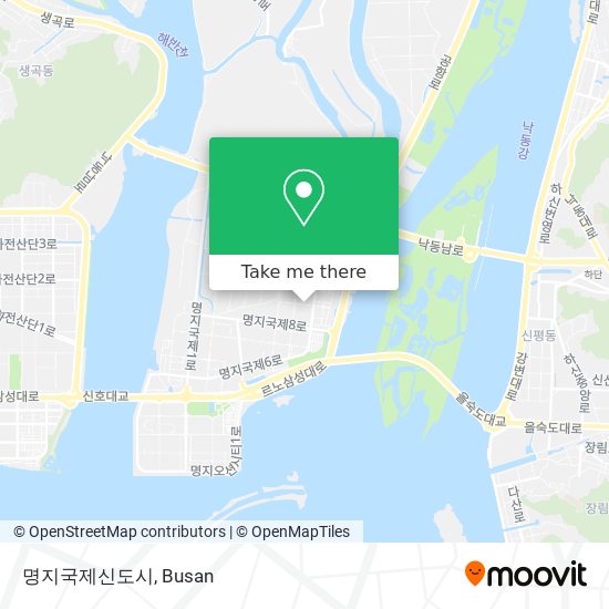 명지국제신도시 map