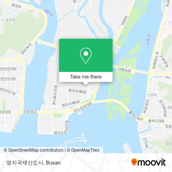 명지국제신도시 map