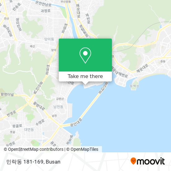 민락동 181-169 map