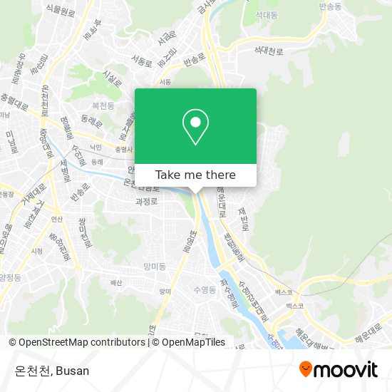 온천천 map