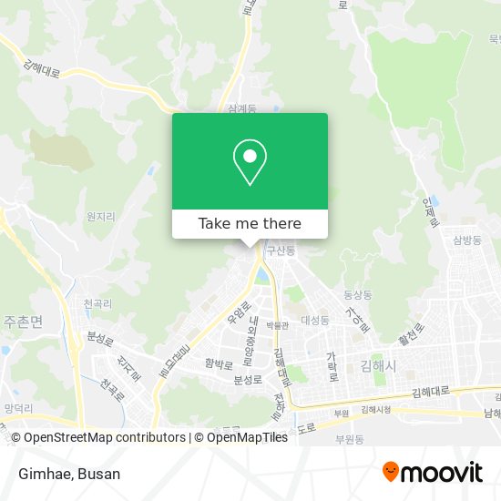 Gimhae map