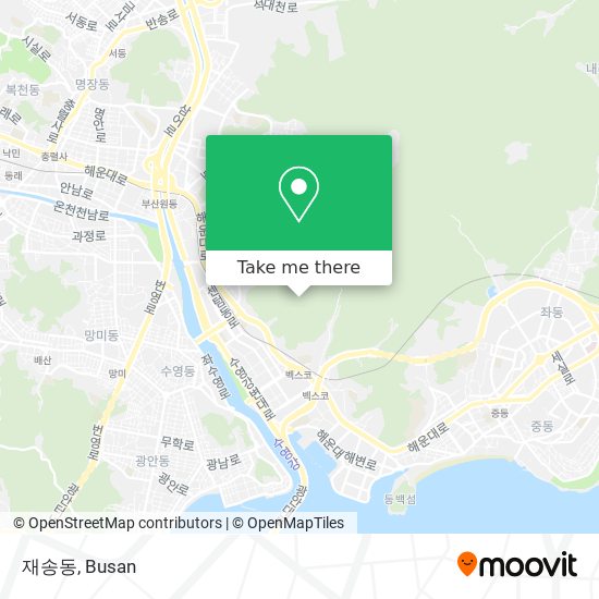 재송동 map