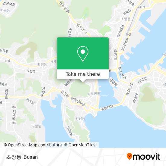 초장동 map