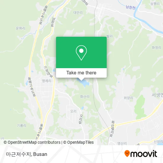 마근저수지 map