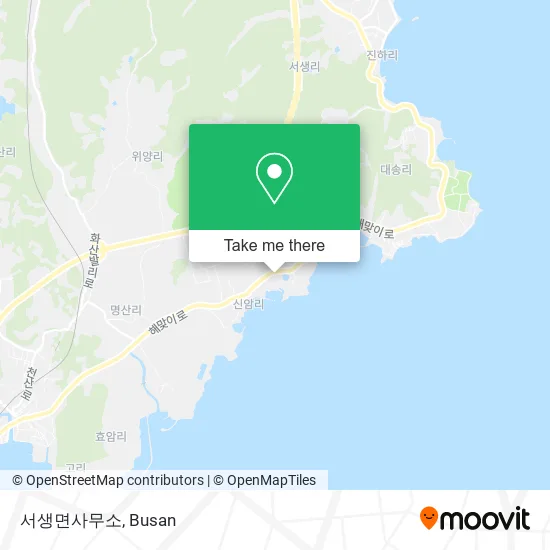 서생면사무소 map