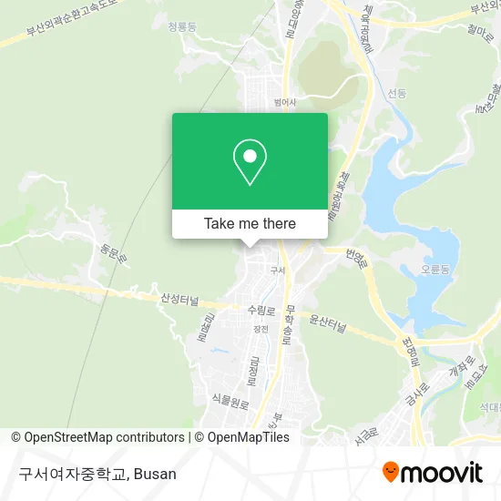 구서여자중학교 map