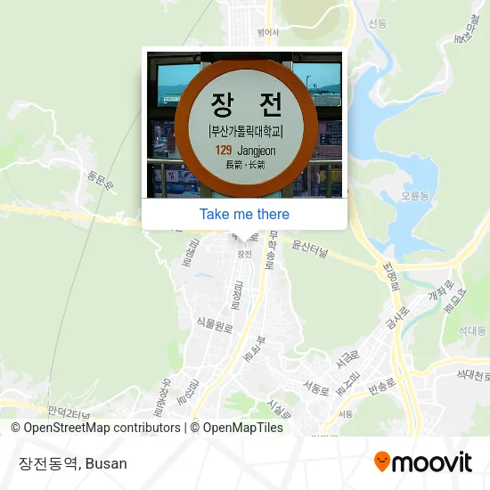 장전동역 map