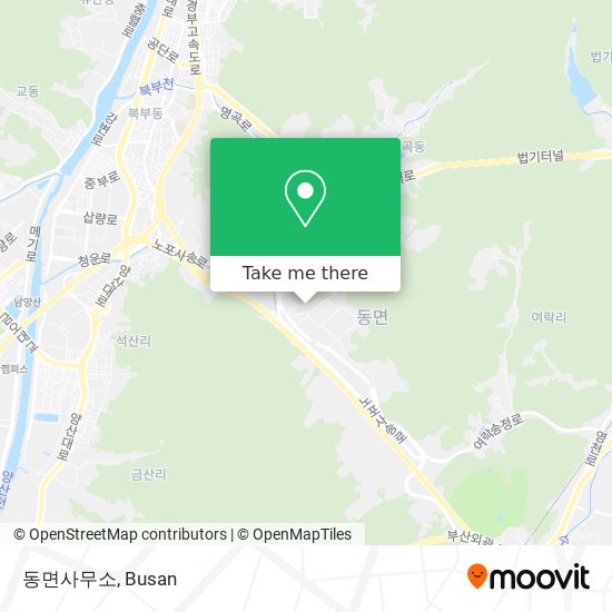 동면사무소 map