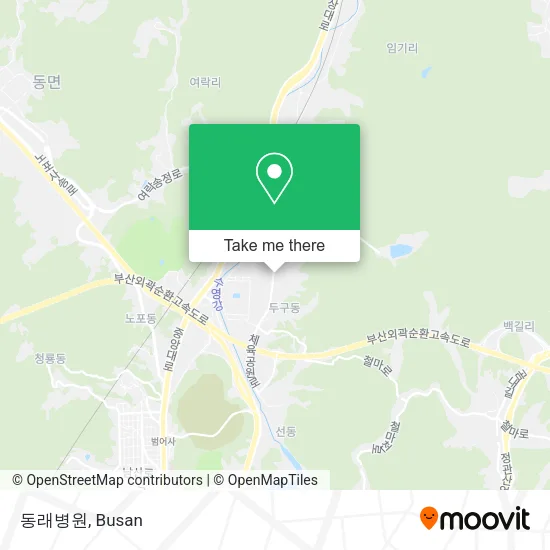 동래병원 map