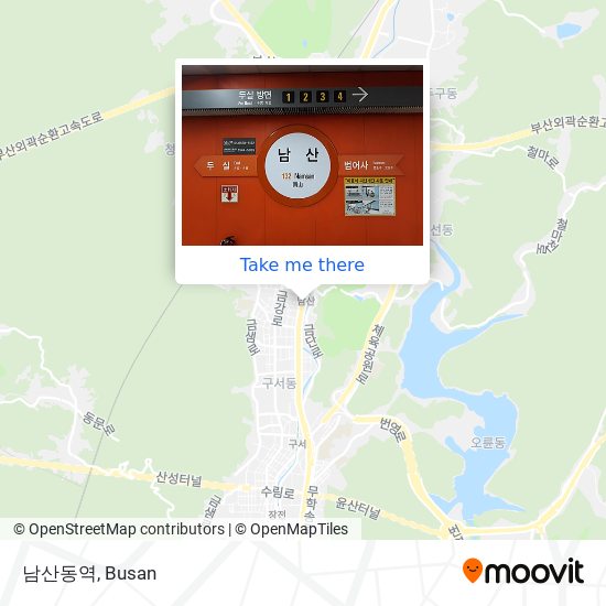 남산동역 map