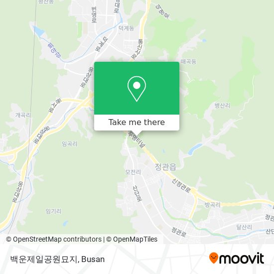 백운제일공원묘지 map