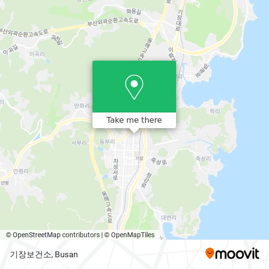 기장보건소 map