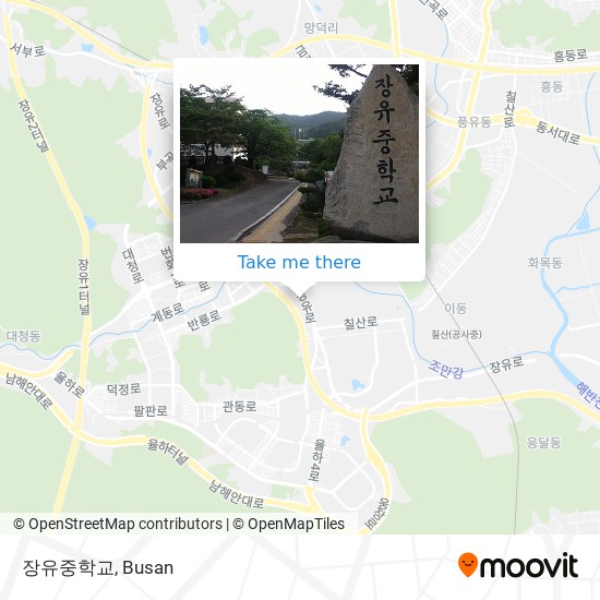 장유중학교 map