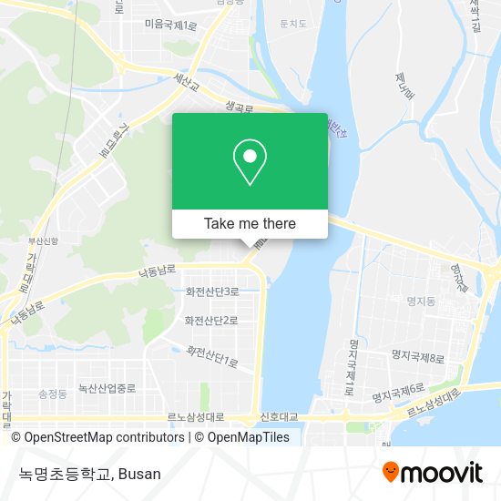 녹명초등학교 map
