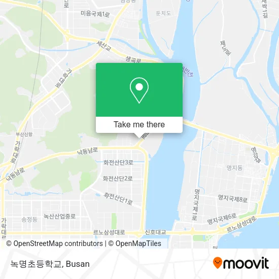 녹명초등학교 map