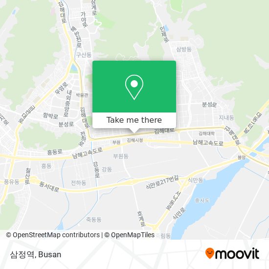 삼정역 map