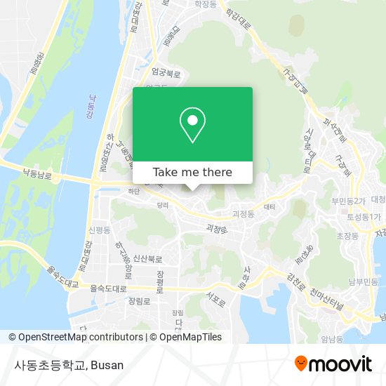 사동초등학교 map