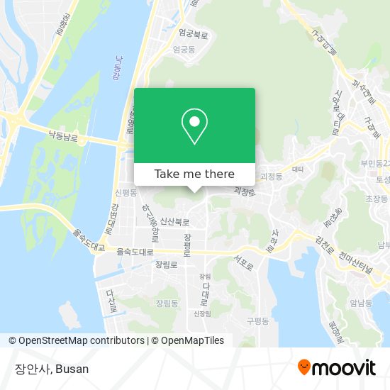 장안사 map