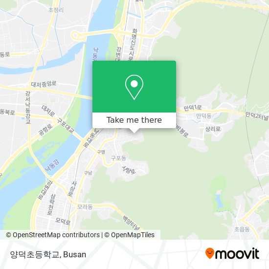 양덕초등학교 map