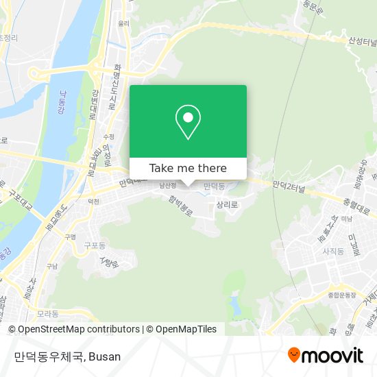 만덕동우체국 map