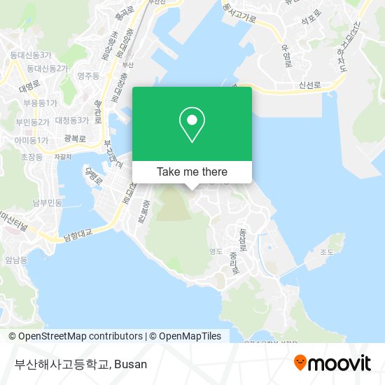 부산해사고등학교 map