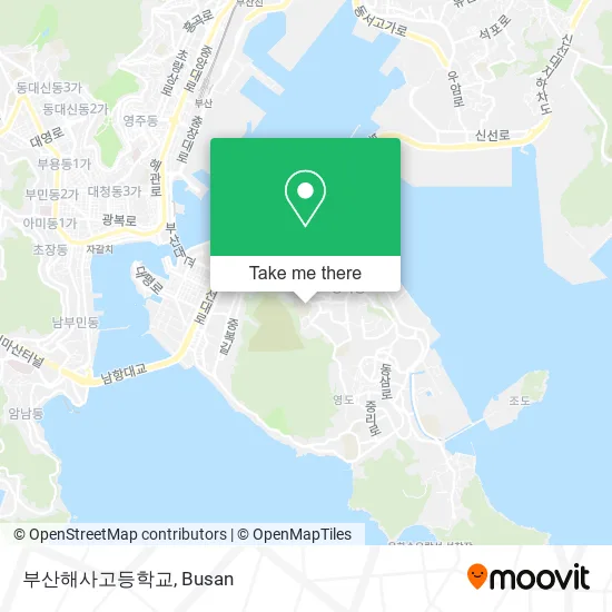 부산해사고등학교 map
