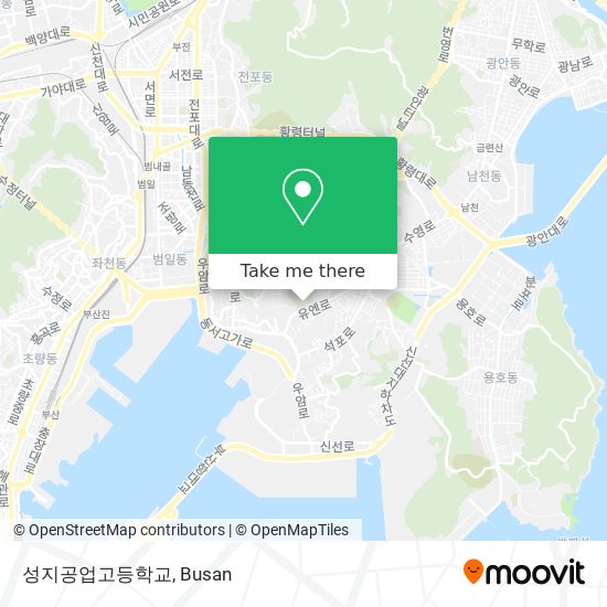 성지공업고등학교 map