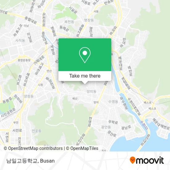 남일고등학교 map