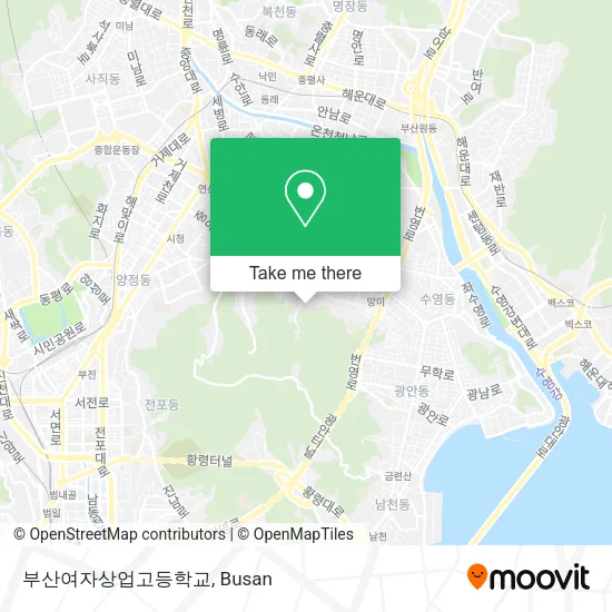 부산여자상업고등학교 map