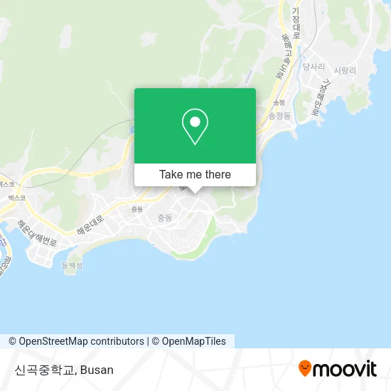 신곡중학교 map
