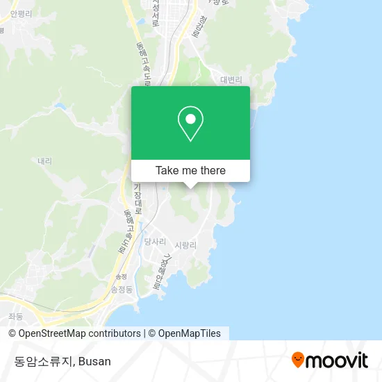 동암소류지 map