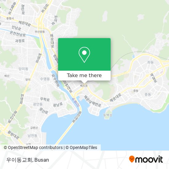 우이동교회 map