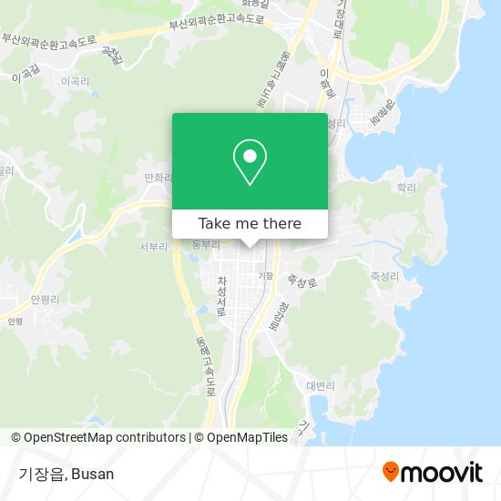 기장읍 map