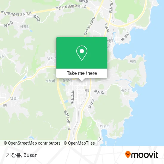 기장읍 map