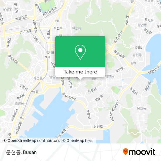 문현동 map