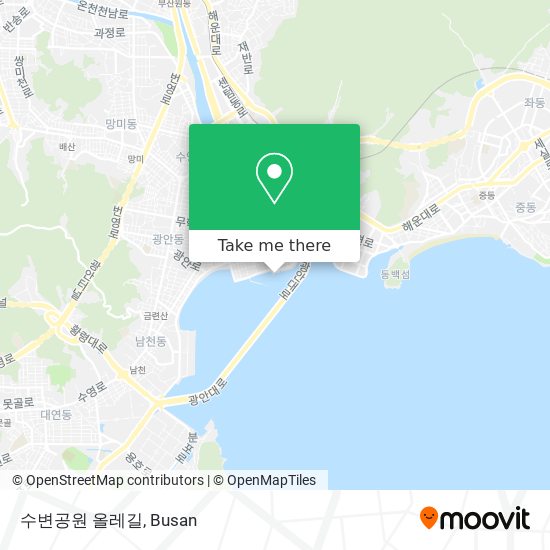 수변공원 올레길 map