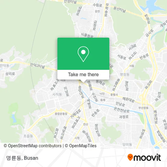 명륜동 map